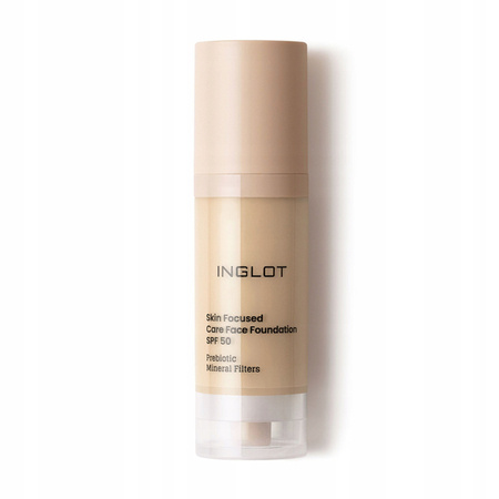 INGLOT Skin Focused podkład do twarzy pielęgnacyjny SPF50 301 Light Olive 30ml 