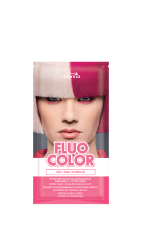 JOANNA Fluo Color szamponetka koloryzująca Róż 35g