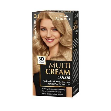 JOANNA Multi Cream Color farba do włosów 31 Piaskowy Blond