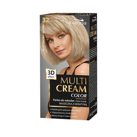 JOANNA Multi Cream Color farba do włosów 32 Platynowy Blond