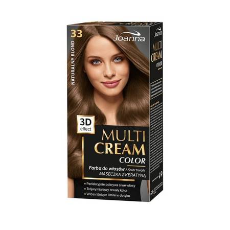 JOANNA Multi Cream Color farba do włosów 33 Naturalny Blond