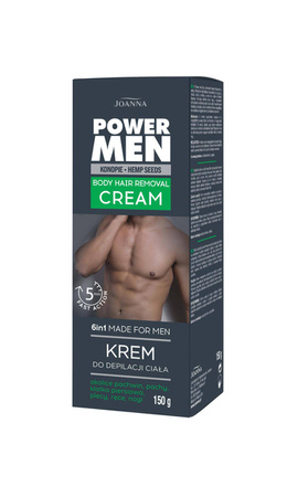 JOANNA Power Men krem do depilacji ciała 150g 