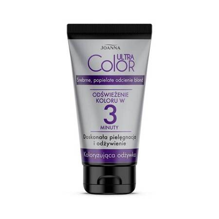 JOANNA Ultra Color 3 min koloryzująca odżywka do włosów Ssrebrne odcienie blond 100g