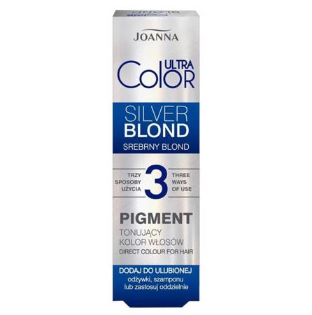 JOANNA Ultra Color Pigment Srebrny Blond 100g 