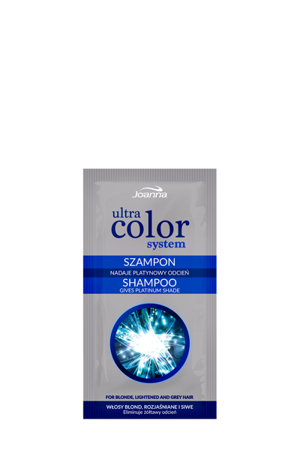 JOANNA Ultra Color System szampon do włosów rozjaśnianych i siwych 20ml