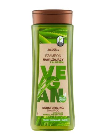 JOANNA Vegan szampon nawilżający z aloesem 300ml