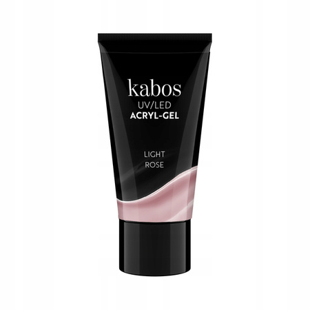 KABOS 2in1 Acryl Gel UV/LED akrylożel do paznokci Light Rose 30g 