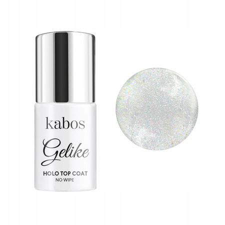 KABOS Gelike Top Coat hybrydowy No Wipe Holo 8ml