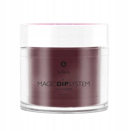 KABOS Magic Dip System puder do manicure tytanowego 35 Burgundy Dot 20g 