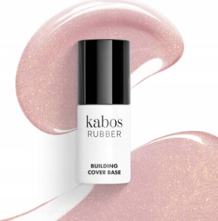 KABOS Rubber baza budująca kauczukowa Building Cover Base Shiny Gold Nude 8ml 