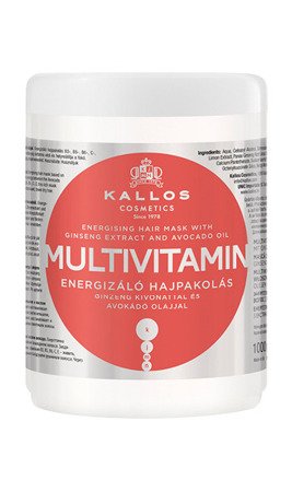 KALLOS Multivitamin maska do włosów 1000ml