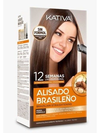 KATIVA Brazylijskie Prostowanie zestaw prostowania włosów 15ml+150ml+30ml+30ml