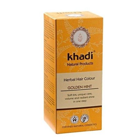 KHADI Indyjska ziołowa farba do włosów Złoty Blond 100g