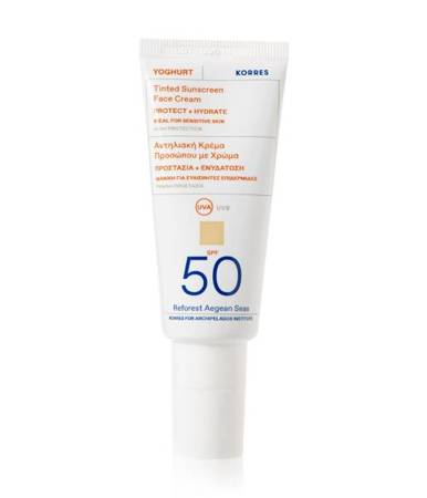 KORRES Yoghurt koloryzujący krem do twarzy SPF50 40ml