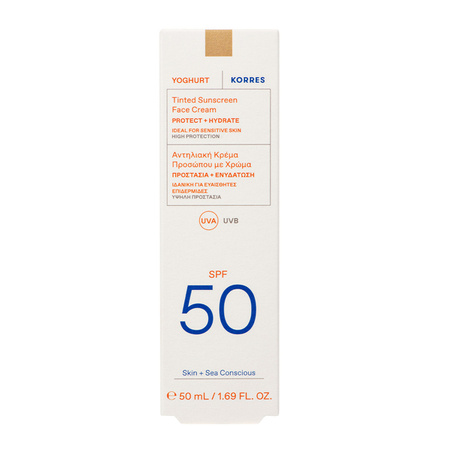 KORRES Yoghurt krem do twarzy koloryzujący SPF50 Nude 50ml 