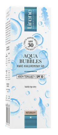 LIRENE Aqua Bubbles krem tonujący Hialuronic Acid Natural SPF30 30ml