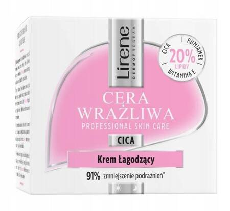 LIRENE Cera Wrażliwa krem do twarzy łagodzący 50ml