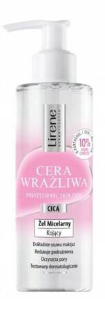 LIRENE Cera Wrażliwa żel do mycia twarzy micelarny kojący 145ml 