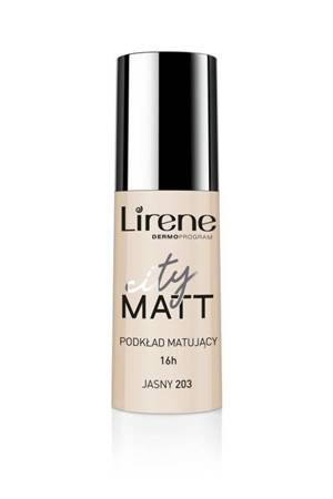 LIRENE City Matt fluid matująco wygładzający 203 Jasny 30ml