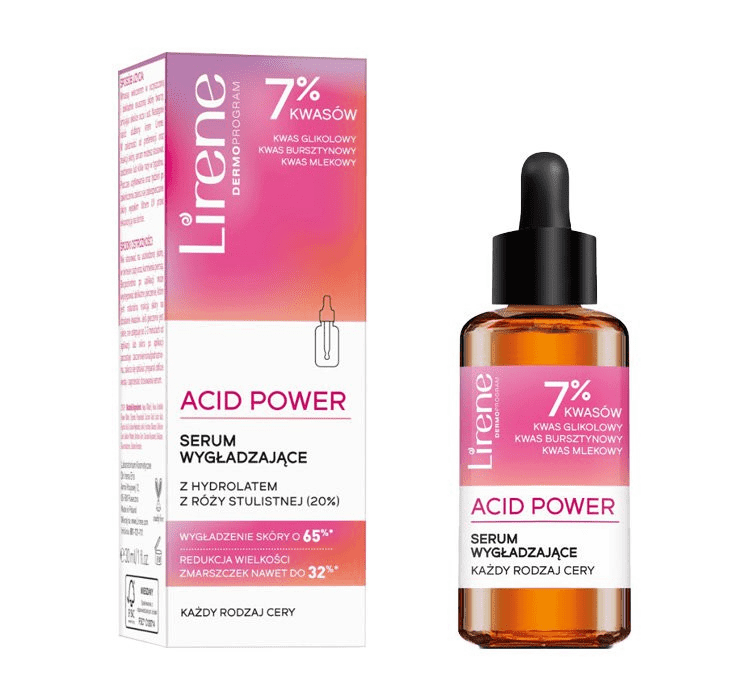 LIRENE Dermoprogram Acid Power serum wygładzające do twarzy 30ml TERMIN 11-2024