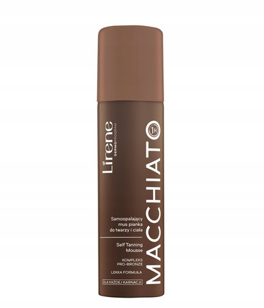 LIRENE Perfect Tan samoopalający mus pianka do twarzy i ciała Machiato 150ml