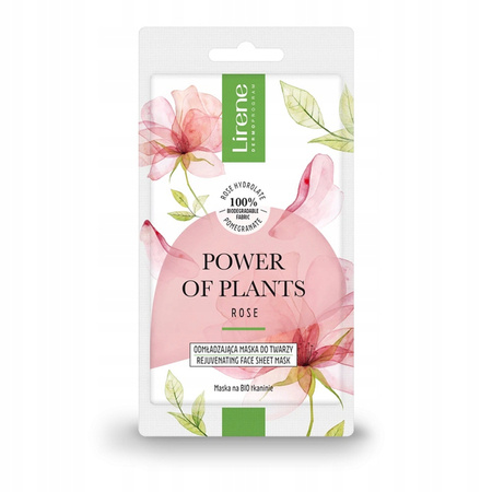 LIRENE Power Of Plants Róża maska odmładzająca 17g