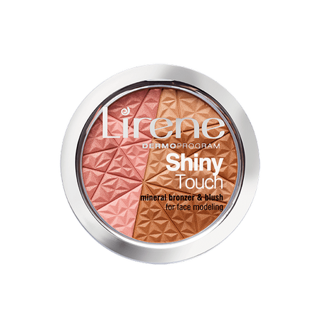 LIRENE Shiny Touch mineralny bronzer z różem 9g