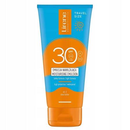 LIRENE Sun Travel Size ochronna emulsja do ciała nawilżająca SPF30 90ml 