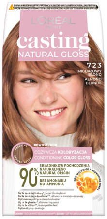 LOREAL Casting Natural Gloss farba do włosów 723 Migdałowy Blond