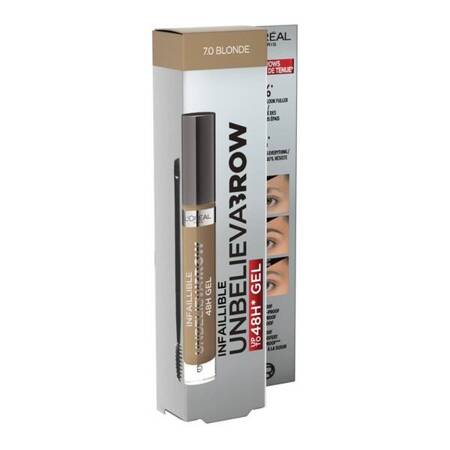 LOREAL Infaillible Unbelieva Brow żel do brwi 7.0 Blonde 3,4ml 