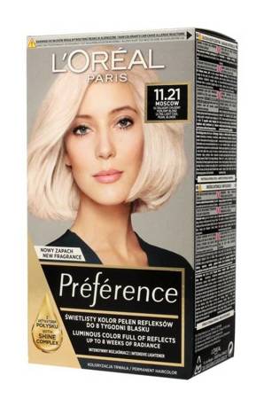 L'OREAL Preference farba do włosów 11.21 Ultrajasny Chłodny Perłowy Blond