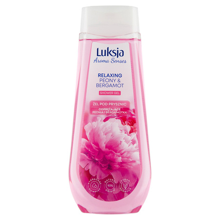 LUKSJA Aroma Senses żel pod prysznic Peony & Bergamot 500ml