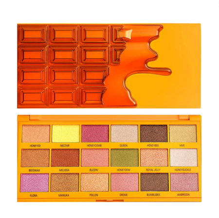 MAKEUP REVOLUTION I Heart Makeup Chocolate Palette paleta 16 cieni Honey 22g