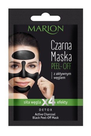 MARION Detox Peel Off czarna maska z atywnym Węglem 6g