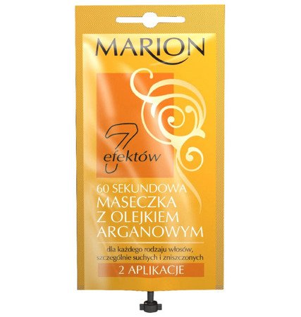 MARION Hair Line 60-sekundowa maseczka z olejkiem Arganowym do włosów 15ml