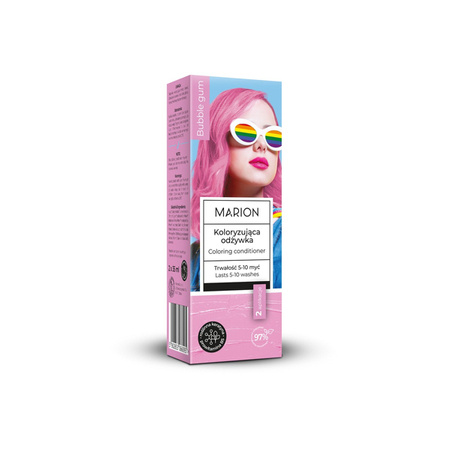 MARION Koloryzująca odżywka 5-10 myć Pink 2x35ml