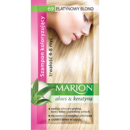 MARION Szampon koloryzujący 69 Platynowy Blond 40ml