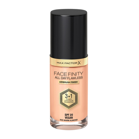 MAX FACTOR Facefinity All Day Flawless podkład N45 Warm Almond 30ml 