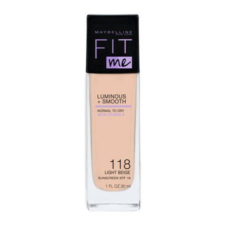 MAYBELLINE Fit Me Luminous+Smooth podkład 118 Light Beige 30ml