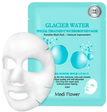 MEDI FLOWER Skin Mask maska w płacie Glacier Water 23ml