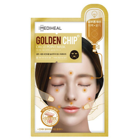 MEDIHEAL Golden Chip maska w płacie akupresurowa 25ml
