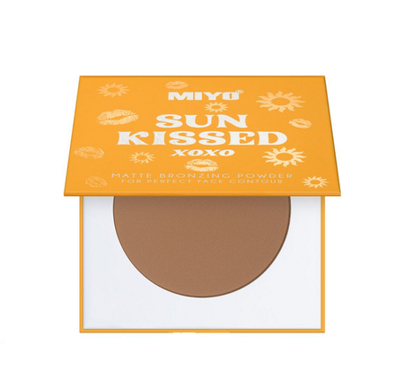 MIYO Sun Kissed Matte Bronzing Powder mtowy puder brązujący 02 Chilly Bronze 10g