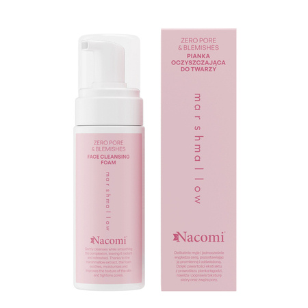 NACOMI Zero Pore & Blemishes Marshmallow pianka oczyszczająca z kwasem salicylowym 150ml 