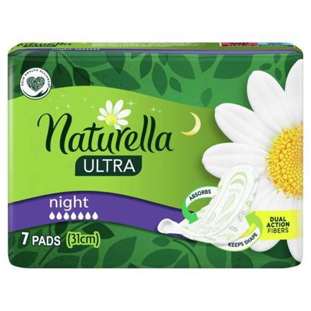 NATURELLA Camomile Ultra Night podpaski higieniczne 7szt
