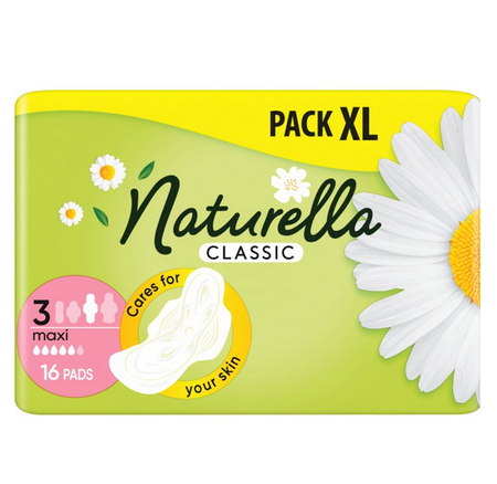 NATURELLA Camomile classic podpaski maxi 16szt