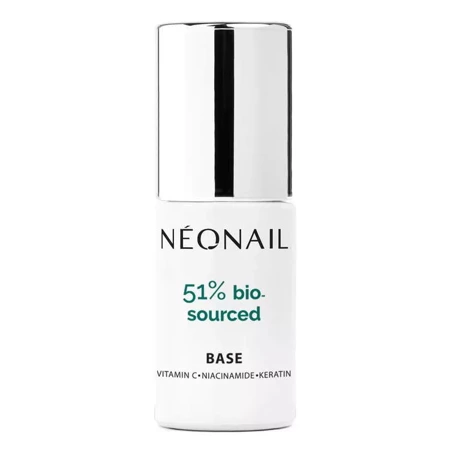 NEONAIL 51% Bio-sourced Base baza hybrydowa 7,2m TERMIN 07-2024