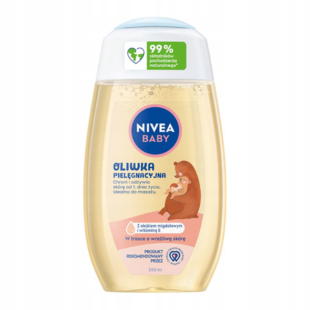 NIVEA Baby Nowa Formuła oliwka do ciała Pielęgnacyjna 200ml 