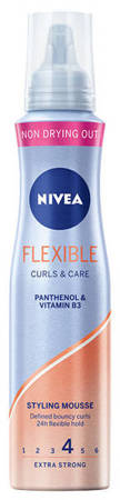 NIVEA Flexible Curls & Care pianka do włosów 4 extra strong 150ml