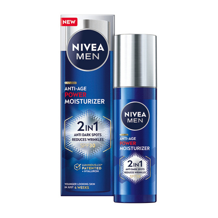 NIVEA MEN Anti Age krem do twarzy przeciw przebarwieniom Power SPF30 50ml 