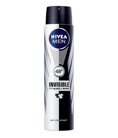 NIVEA Men Invisible Black & White antyperspirant w sprayu Original 250ml